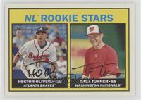 Rookie Stars - Hector Olivera, Trea Turner