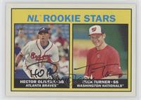 Rookie Stars - Hector Olivera, Trea Turner