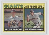 Rookie Stars - Trevor Brown, Mac Williamson