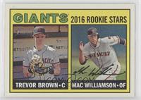 Rookie Stars - Trevor Brown, Mac Williamson