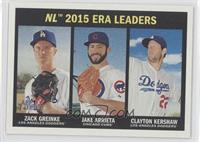 League Leaders - Zack Greinke, Jake Arrieta, Clayton Kershaw