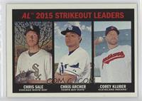 League Leaders - Chris Sale, Chris Archer, Corey Kluber