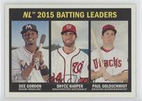 League Leaders - Dee Gordon, Bryce Harper, Paul Goldschmidt