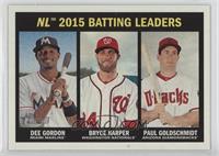 League Leaders - Dee Gordon, Bryce Harper, Paul Goldschmidt