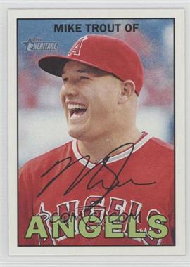 2016 Topps Heritage - [Base] #500.1 - High Number SP - Mike Trout