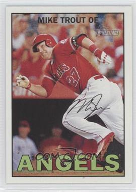 2016 Topps Heritage - [Base] #500.2 - SP - Action Variation - Mike Trout (Running)