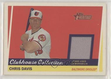 2016 Topps Heritage - Clubhouse Collection Relics #CCR-CD - Chris Davis