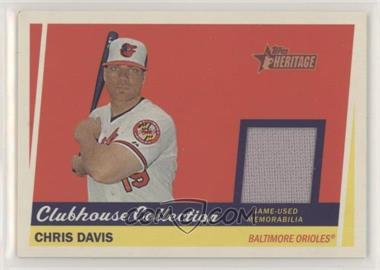 2016 Topps Heritage - Clubhouse Collection Relics #CCR-CD - Chris Davis