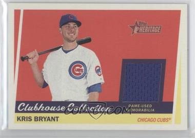 2016 Topps Heritage - Clubhouse Collection Relics #CCR-KB - Kris Bryant