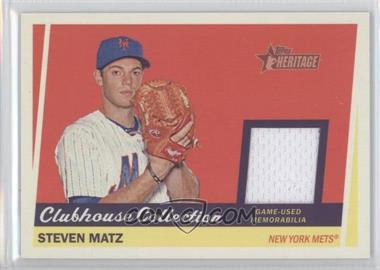 2016 Topps Heritage - Clubhouse Collection Relics #CCR-SMAT - Steven Matz