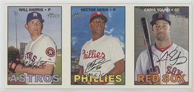2016 Topps Heritage High Number - 1967 Advertising Strips #HNY - Will Harris, Hector Neris, Chris Young