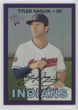 2016 Topps Heritage High Number - [Base] - Chrome Purple Refractor #THC-714 - Tyler Naquin