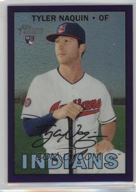 2016 Topps Heritage High Number - [Base] - Chrome Purple Refractor #THC-714 - Tyler Naquin