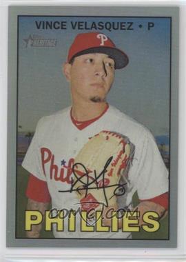 2016 Topps Heritage High Number - [Base] - Chrome Refractor #THC-715 - Vince Velasquez /567