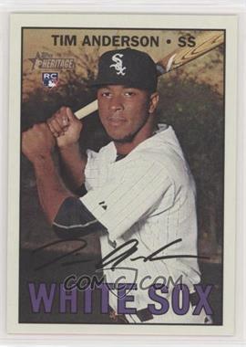 2016 Topps Heritage High Number - [Base] #674.1 - Tim Anderson