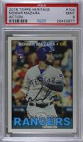 Short Print - Action Image Variation - Nomar Mazara [PSA 9 MINT]