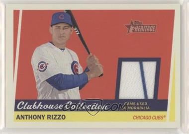 2016 Topps Heritage High Number - Clubhouse Collection Relics #CCR-ARI - Anthony Rizzo