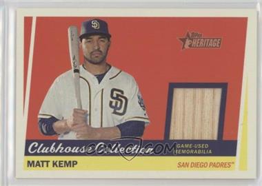 2016 Topps Heritage High Number - Clubhouse Collection Relics #CCR-MK - Matt Kemp