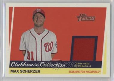 2016 Topps Heritage High Number - Clubhouse Collection Relics #CCR-MS - Max Scherzer