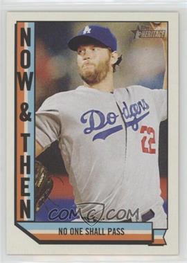 2016 Topps Heritage High Number - Now and Then #NT-14 - Clayton Kershaw