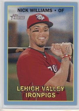 2016 Topps Heritage Minor League Edition - [Base] - Blue #106 - Nick Williams /99