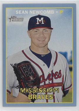 2016 Topps Heritage Minor League Edition - [Base] - Blue #150 - Sean Newcomb /99