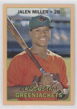 2016 Topps Heritage Minor League Edition - [Base] - Peach Border #82 - Jalen Miller /25