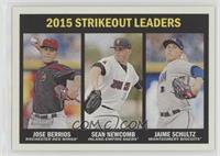 Strikeout Leaders - Jose Berrios, Sean Newcomb, Jaime Schultz (Strikeout Leader…