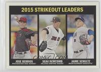 Strikeout Leaders - Jose Berrios, Sean Newcomb, Jaime Schultz (Strikeout Leader…