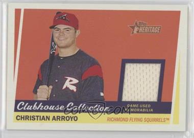 2016 Topps Heritage Minor League Edition - Clubhouse Collection Relics #CCR-CA - Christian Arroyo