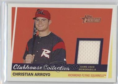 2016 Topps Heritage Minor League Edition - Clubhouse Collection Relics #CCR-CA - Christian Arroyo