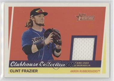 2016 Topps Heritage Minor League Edition - Clubhouse Collection Relics #CCR-CF - Clint Frazier