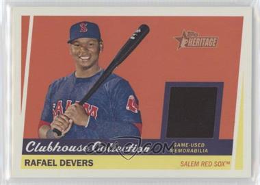 2016 Topps Heritage Minor League Edition - Clubhouse Collection Relics #CCR-RD - Rafael Devers