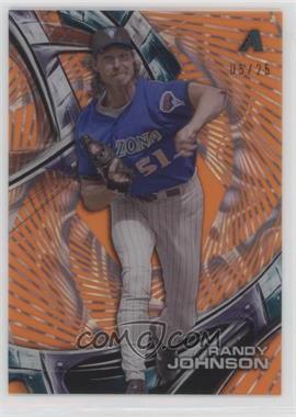 2016 Topps High Tek - [Base] - Pattern 1 Spiral Vortex/Maze Grid Orange Magma Diffractor #HT-RJ - Randy Johnson /25