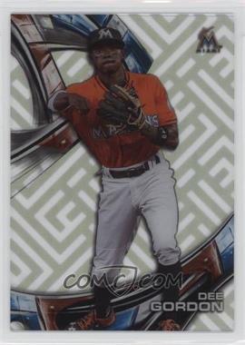 2016 Topps High Tek - [Base] - Pattern 1 Spiral Vortex/Maze Grid #HT-DG - Dee Gordon