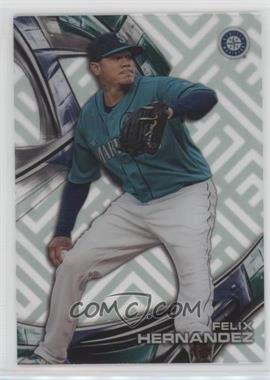 2016 Topps High Tek - [Base] - Pattern 1 Spiral Vortex/Maze Grid #HT-FH - Felix Hernandez