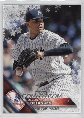 2016 Topps Holiday - [Base] - Metallic Snowflake #HMW105 - Dellin Betances