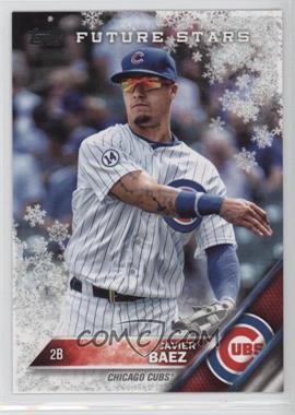 2016 Topps Holiday - [Base] - Metallic Snowflake #HMW184 - Javier Baez