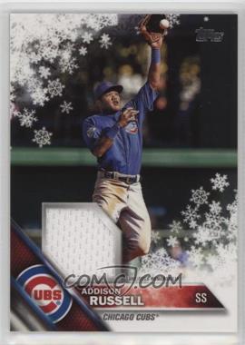 2016 Topps Holiday - Relic #R-ARU - Addison Russell