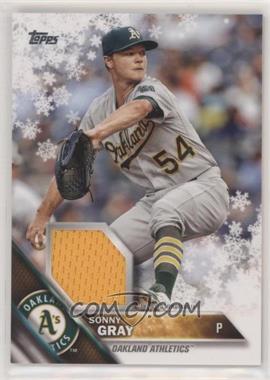 2016 Topps Holiday - Relic #R-SG - Sonny Gray