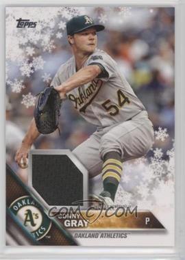 2016 Topps Holiday - Relic #R-SG - Sonny Gray