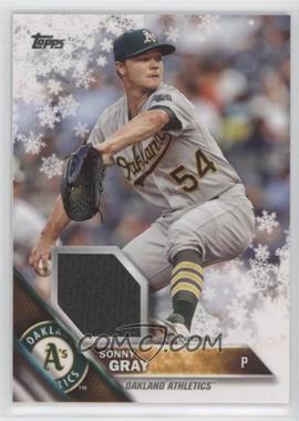 2016 Topps Holiday - Relic #R-SG - Sonny Gray