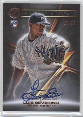 2016 Topps Legacies of Baseball - Imminent Arrivals - Autographs #IA-LS - Luis Severino /99