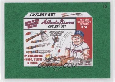 2016 Topps MLB Wacky Packages - [Base] - Grass-Colored Border #10 - Braves Cutlery Set