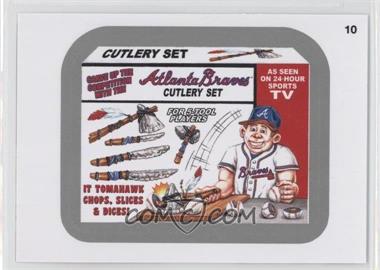 2016 Topps MLB Wacky Packages - [Base] - Silver #10 - Braves Cutlery Set