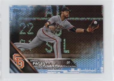 2016 Topps Mini - Topps Online Exclusive [Base] - Blue #299 - Angel Pagan /10