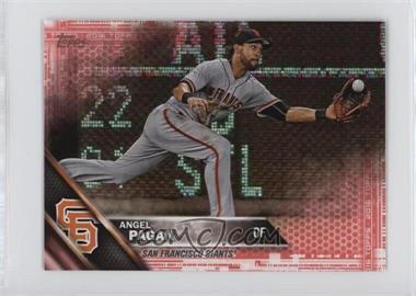 2016 Topps Mini - Topps Online Exclusive [Base] - Pink #299 - Angel Pagan /5