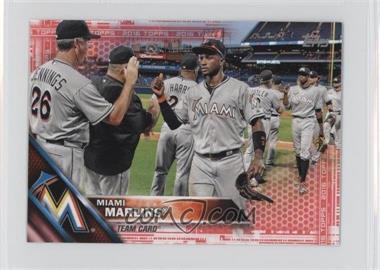 2016 Topps Mini - Topps Online Exclusive [Base] - Pink #404 - Miami Marlins /5