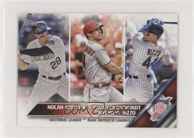 2016 Topps Mini - Topps Online Exclusive [Base] #166 - League Leaders - Nolan Arenado, Paul Goldschmidt, Anthony Rizzo