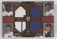 Jorge Soler, Addison Russell, Kris Bryant, Anthony Rizzo #/75